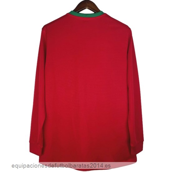 Nuevo 1ª Camiseta Manga Larga Portugal Retro 2012 Rojo Baratas